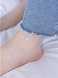 BoBoSocks袜啵啵 NO.080 小甜豆-帆布鞋、白棉袜、肉丝（花絮版）(131)